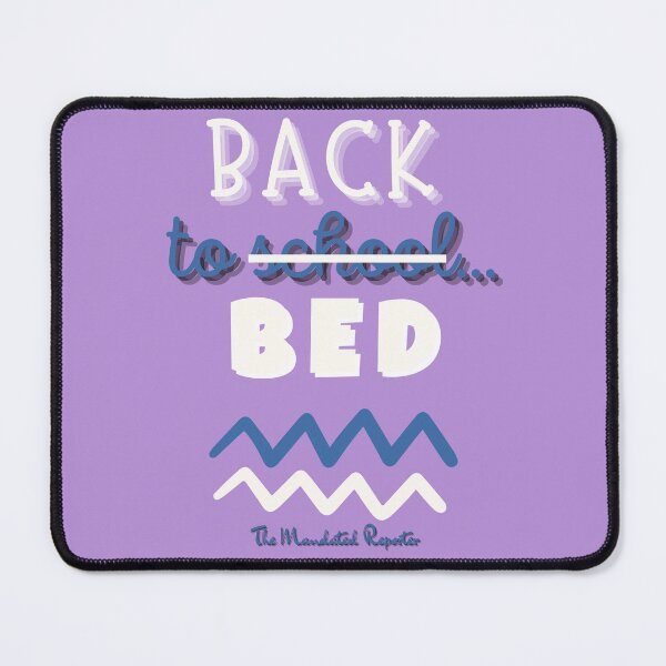 Item preview, Back to Bed - Light Purple designed and sold by TheReporter1.