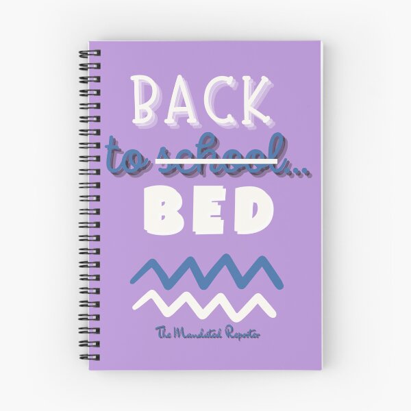 Item preview, Back to Bed - Light Purple designed and sold by TheReporter1.