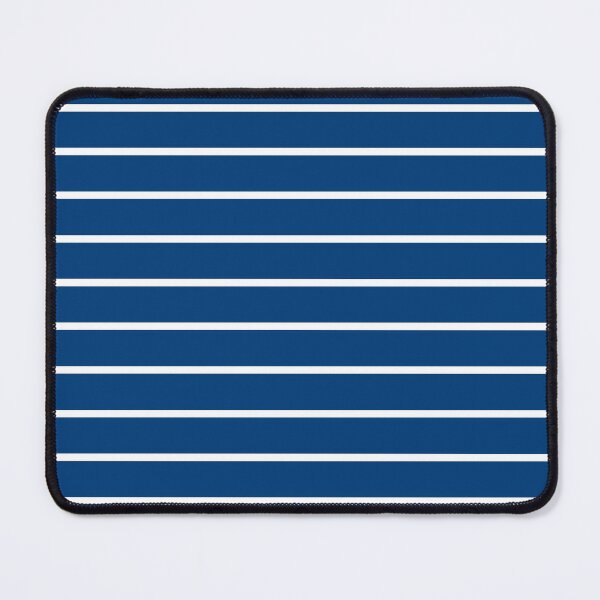 Item preview, Rotary Blue And White Horizontal Stripes designed and sold by burbankdesigns.