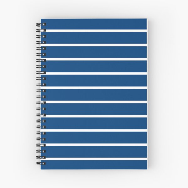 Item preview, Rotary Blue And White Horizontal Stripes designed and sold by burbankdesigns.