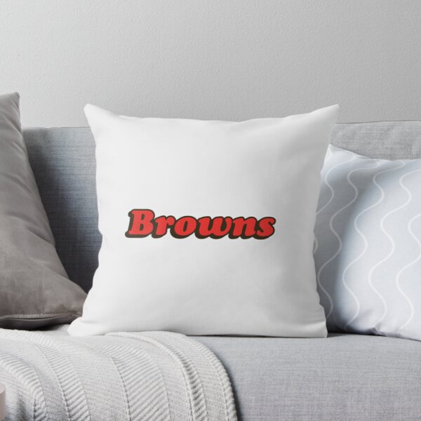 Cleveland Browns Fans Print Pillow Cover Envelope Closure Pillowcase 20*30in