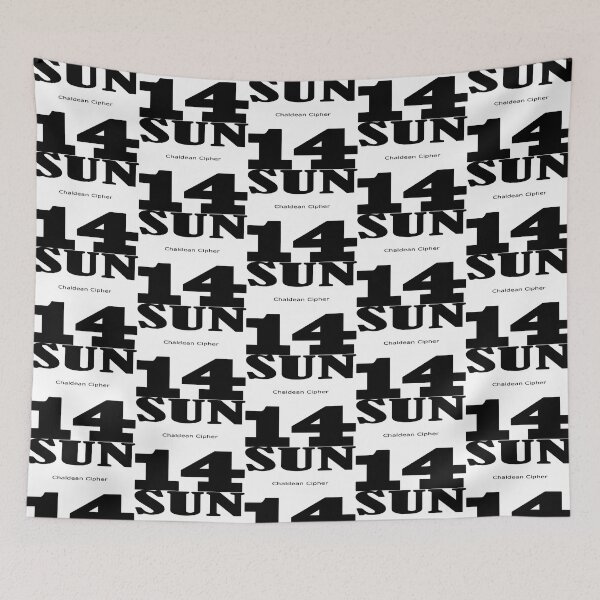Item preview, Sun Chaldean cipher 14 designed and sold by Scrambledwords.