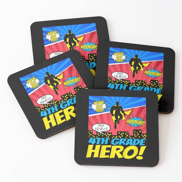 Item preview, Kids Back To School Superhero Comic Fourth 4th Grade Hero Boys T-Shirt designed and sold by Acton-Maran.