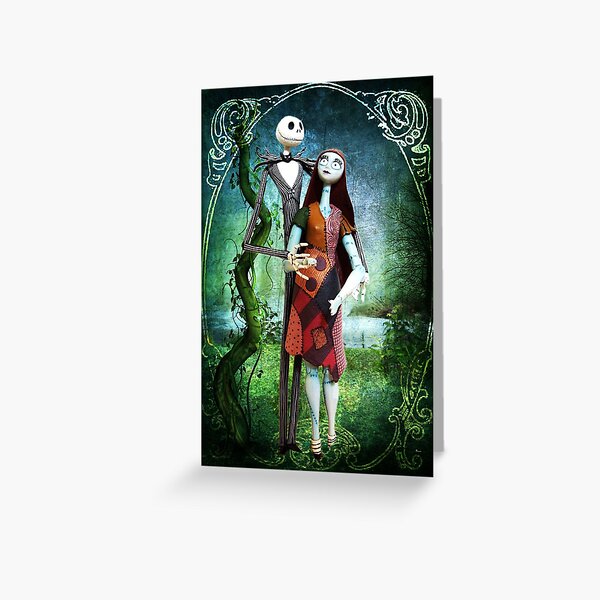 JACK AND SALLY A STRANGE AND WONDERFUL LOVE Greeting Card