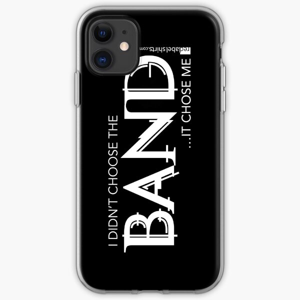 I Didn’t Choose The Band (White Lettering) iPhone Soft Case