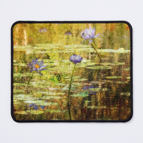 Item preview, Textured Water Lilies designed and sold by Marilyn Harris.