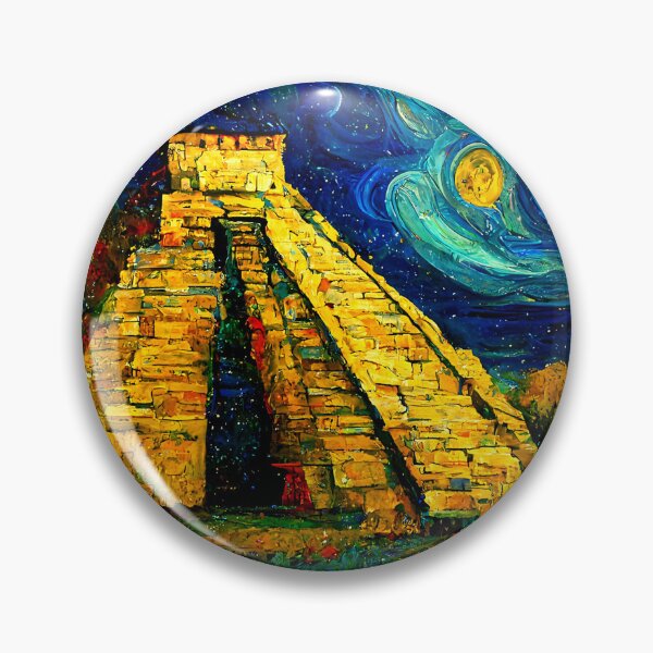 Item preview, Starry Night Chichen Itza designed and sold by ddretrobot.