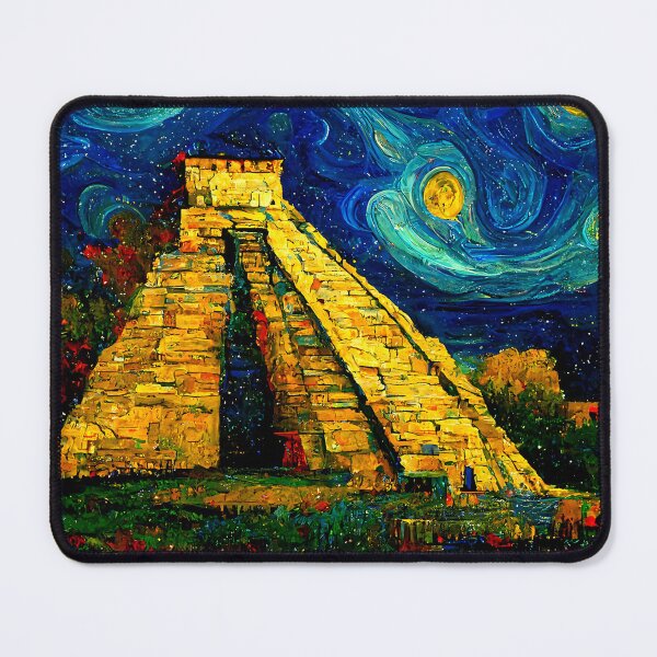 Item preview, Starry Night Chichen Itza designed and sold by ddretrobot.