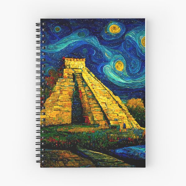 Artikelvorschau, Sternennacht Chichen Itza entworfen und verkauft von ddretrobot.