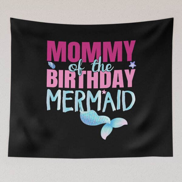 Item preview, MOMMY OF THE BIRTHDAY MERMAID designed and sold by myrosetee.