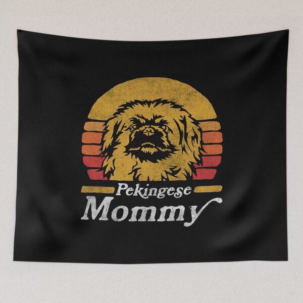 Item preview, Retro Vintage Pekingese Mommy designed and sold by More Cute Dogs.