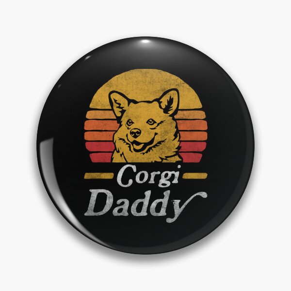 Item preview, Retro Vintage Pembroke Welsh Corgi Daddy designed and sold by More Cute Dogs.