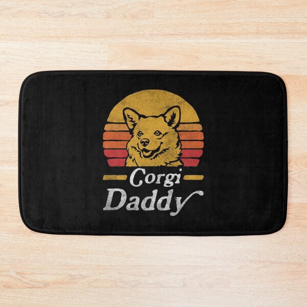 Item preview, Retro Vintage Pembroke Welsh Corgi Daddy designed and sold by More Cute Dogs.