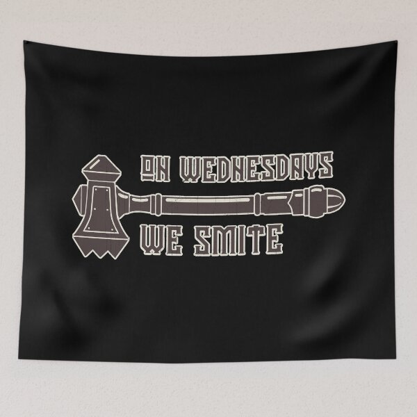 Item preview, On Wednesdays We Smite designed and sold by KennefRiggles.