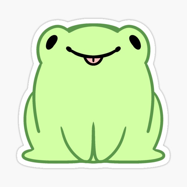 Reggie the Frog Sticker