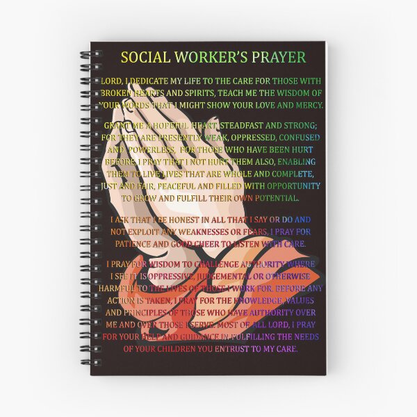 Item preview, social workers prayer designed and sold by Garnettee.