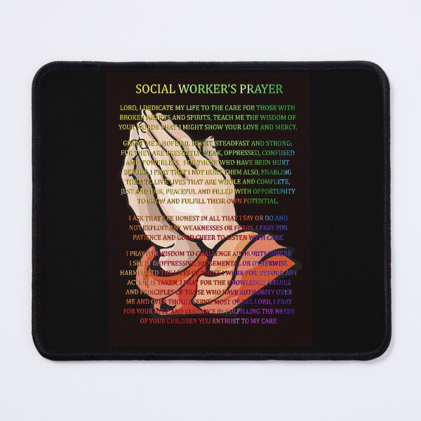 Item preview, social workers prayer designed and sold by Garnettee.
