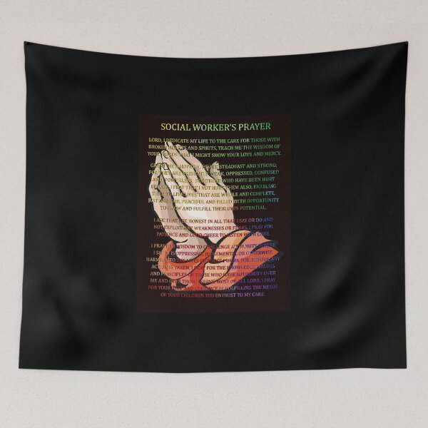 Item preview, social workers prayer designed and sold by Garnettee.