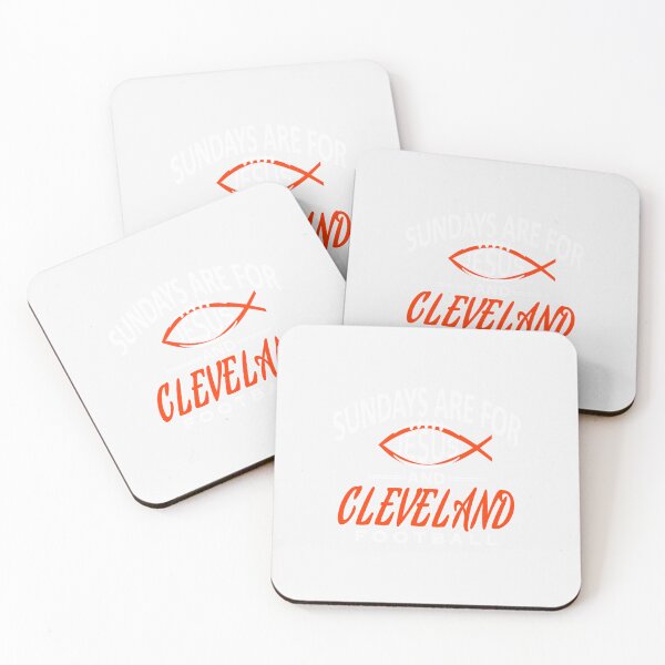 Item preview, Cleveland Football Fan - Sundays Are For Jesus and CLE- Limited Edition | Perfect Gift Loves Cat designed and sold by anphamsa.