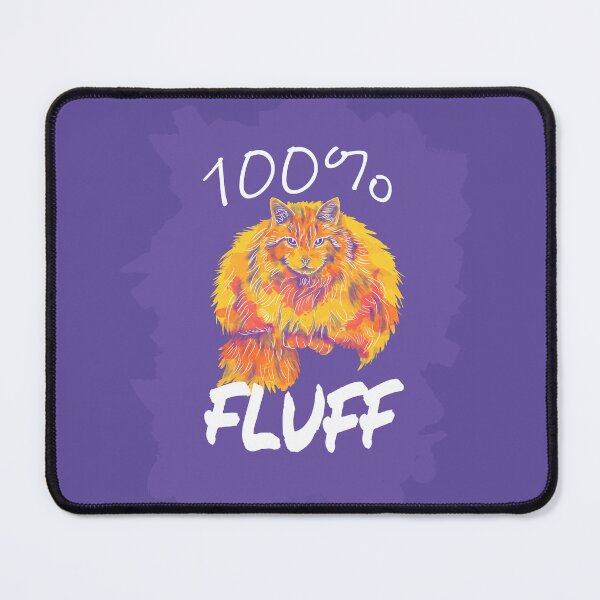 Item preview, 100% Fluff Funny Cat Illustration designed and sold by Flo Art Studio.