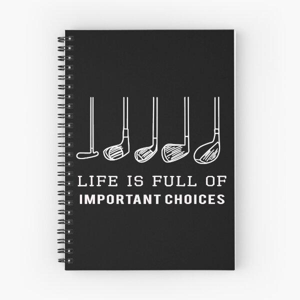 Item preview, Funny Golf, Life is Full of Important Choices, Golf Gift for Golfers designed and sold by Rafaelame09.