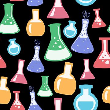 Artwork thumbnail, Chemistry Flask Design Pattern by artisticfive