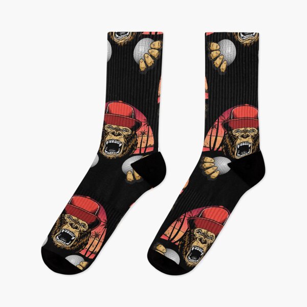 Item preview, Golf Bigfoot In Retro Sunset Funny Vintage Golfer Big foot Playing Golf And Golfing designed and sold by Rafaelame09.
