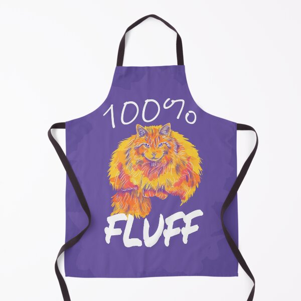 Item preview, 100% Fluff Funny Cat Illustration designed and sold by Flo Art Studio.