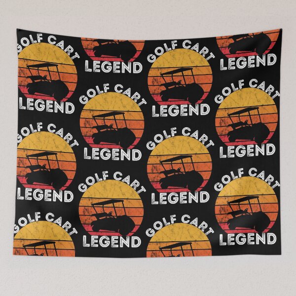 Item preview, Golf Cart Legend Retro Vintage Sunset designed and sold by Rafaelame09.