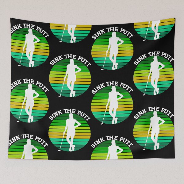 Item preview, Golf Sink The Putt Vintage Sunset designed and sold by Rafaelame09.