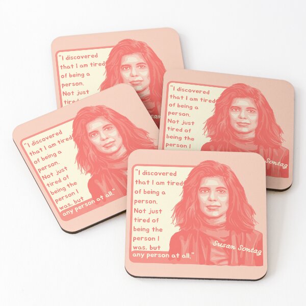 Item preview, Susan Sontag Portrait and Quote designed and sold by Unhinged Heather.