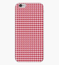 Vinilo o funda para iPhone Pata de gallo (CRIMSON & WHITE)