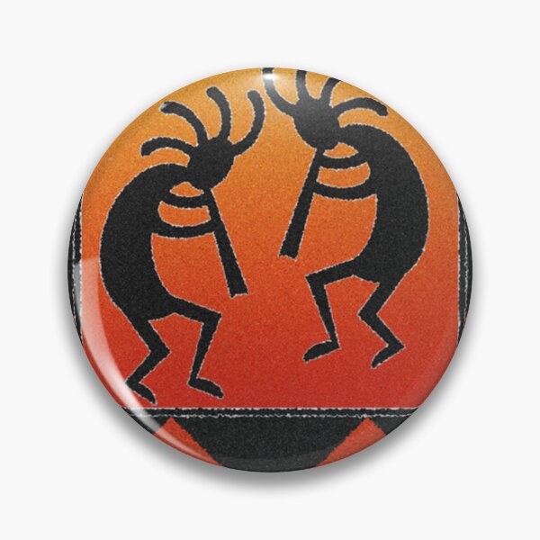 Item preview, Kokopelli Red Orange Desert Sunset designed and sold by Yvonnlauza.