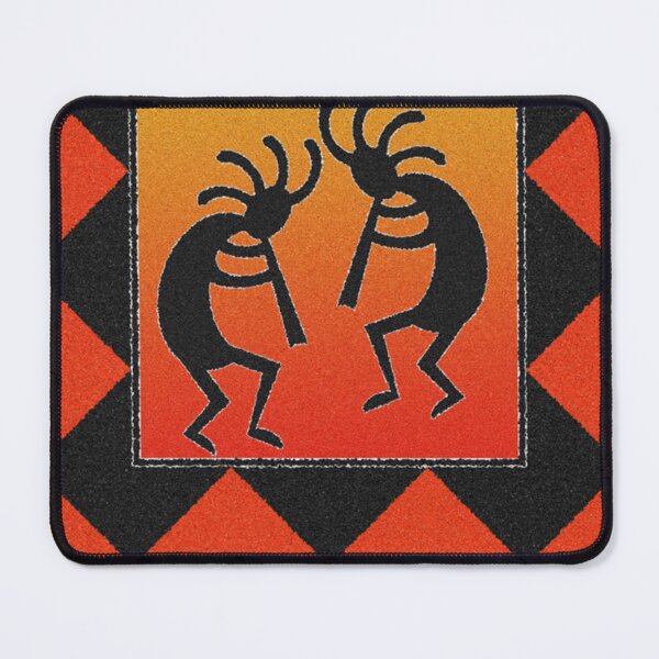 Item preview, Kokopelli Red Orange Desert Sunset designed and sold by Yvonnlauza.