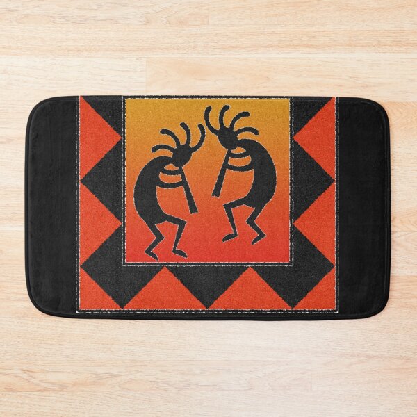 Item preview, Kokopelli Red Orange Desert Sunset designed and sold by Yvonnlauza.