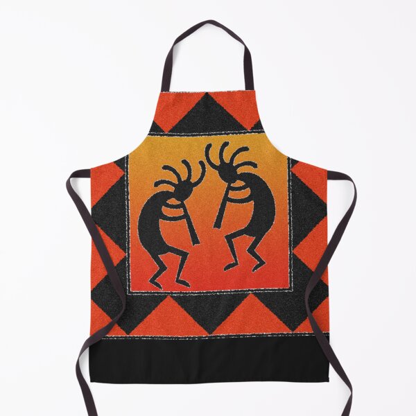 Item preview, Kokopelli Red Orange Desert Sunset designed and sold by Yvonnlauza.