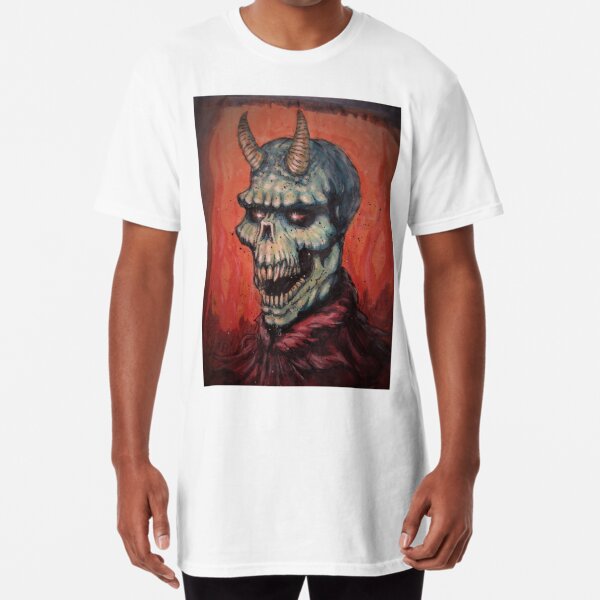 Evil Skull Long T-Shirt