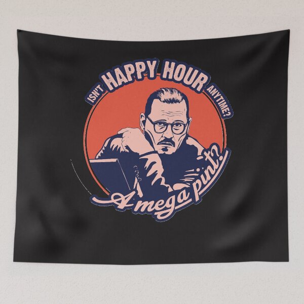Item preview, A mega pint Isnt happy hour anytime designed and sold by MelanieMcferrin.