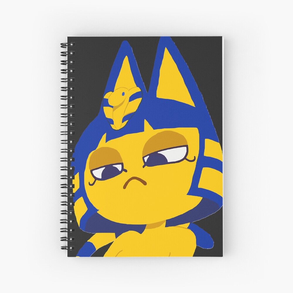 "Ankha Ankha Zone TikTok Trend MEME Minus8" Spiral Notebook For Sale By ...