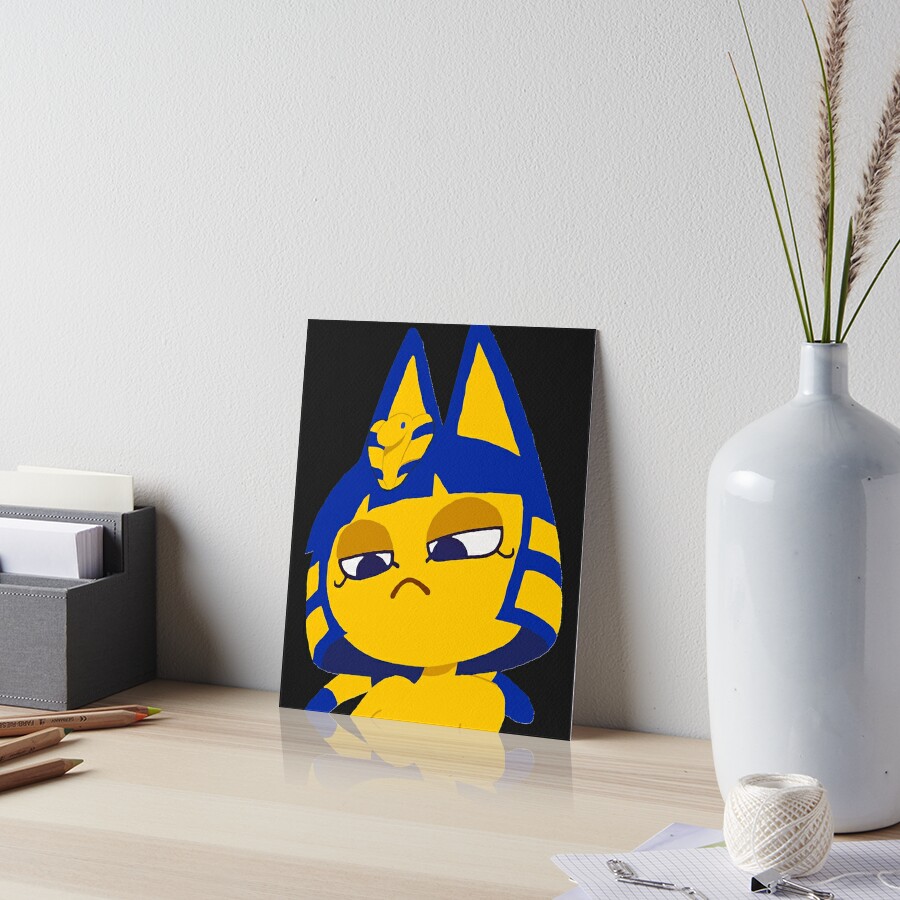 "Ankha Ankha Zone TikTok Trend MEME Minus8" Art Board Print For Sale By ...