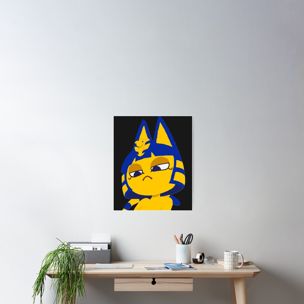 "Ankha Ankha Zone TikTok Trend MEME Minus8" Poster For Sale By ...