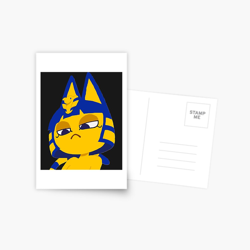 "Ankha Ankha Zone TikTok Trend MEME Minus8" Postcard For Sale By ...