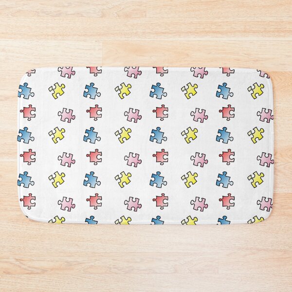 Item preview, Puzzled - Multi-colored Puzzle Pattern designed and sold by SouthShorePics.