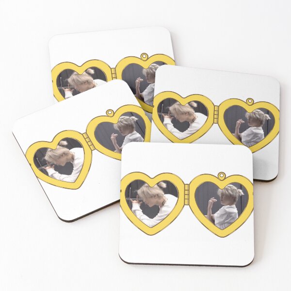 Item preview, blonde ponytail jimin gold locket designed and sold by vlctorlam.
