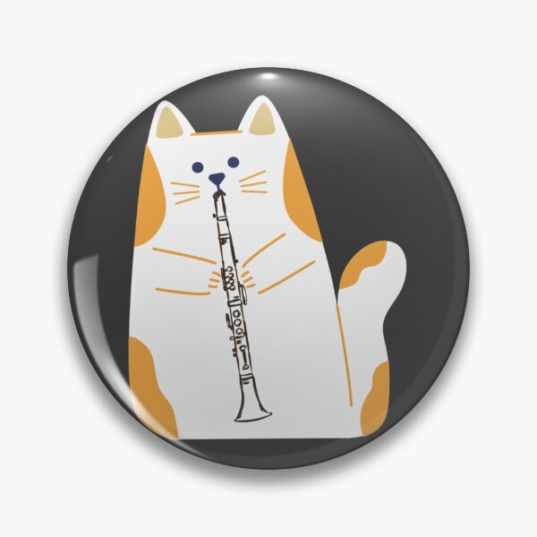 Item preview, cat playing the CLARINET designed and sold by Umberto36256.