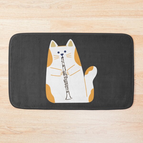 Item preview, cat playing the CLARINET designed and sold by Umberto36256.