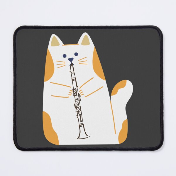 Item preview, cat playing the CLARINET designed and sold by Umberto36256.