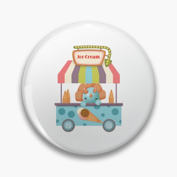 Item preview, Circus Dino Ice Cream Cart designed and sold by darklanterndsn.
