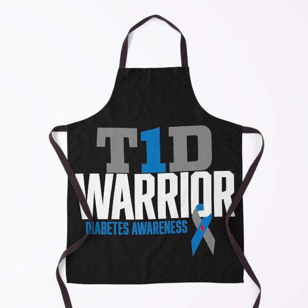 Item preview, T1D Warrior Type 1 Diabetes Awareness designed and sold by HelgaSchwarz.