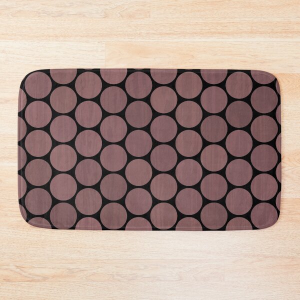 Item preview, Rose Taupe Circle Honeycomb designed and sold by risingrocket.